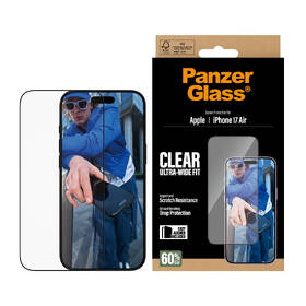 Tvrzené sklo PanzerGlass Ultra-Wide Fit na Apple iPhone Air s instalačním rámečkem 

 obrázek produktu 4 z 7
