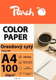 Papíry do tiskárny Peach Color A4 - 100 listů (syté) oranžové

 obrázek produktu 2 z 2