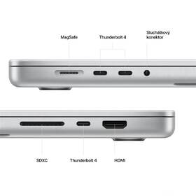 Notebook Apple 16" M2 Pro 12-CPU 19-GPU, 512GB - Silver CZ 

 obrázek produktu 5 z 8