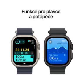 Chytré hodinky Apple GPS + Cellular 49mm pouzdro z černého titanu - tmavě zelený alpský tah - M 

 obrázek produktu 4 z 8
