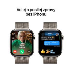 Chytré hodinky Apple GPS + Cellular 46mm pouzdro z přírodního titanu - přírodní milánský tah - S/M 

 obrázek produktu 6 z 8