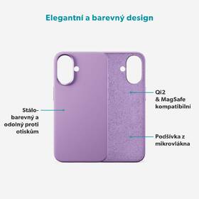Kryt na mobil Epico Silicone Pro Mag+ na Apple iPhone 17 fialový

 obrázek produktu 5 z 5
