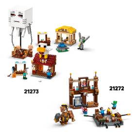 Stavebnice LEGO® Minecraft®  21273 Balón v podobě ďasa a útok na vesnici 

 obrázek produktu 2 z 9
