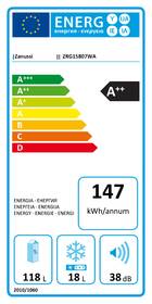 Chladnička Zanussi ZRG15807WA bílá

 obrázek produktu 1 z 3