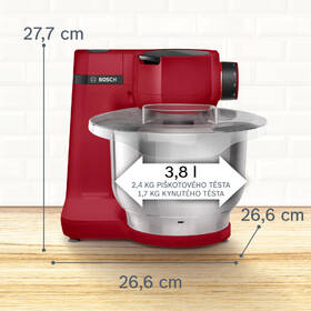 Kuchyňský robot Bosch MUMS2ER01 červený

 obrázek produktu 18 z 19