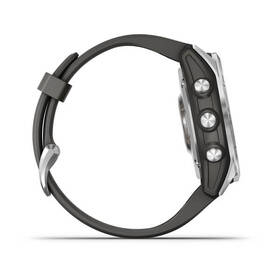 Chytré hodinky Garmin fenix 7S Glass - Silver / Graphite Silicone Band 

 obrázek produktu 9 z 10