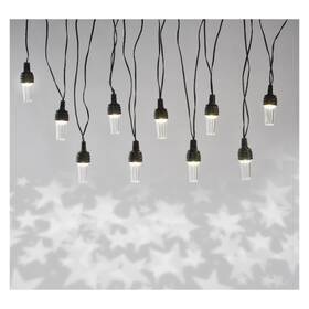 Party osvětlení EMOS 10 LED řetěz - 10x párty žárovky, 4,5 m, venkovní i vnitřní, studená bílá 

 obrázek produktu 2 z 6