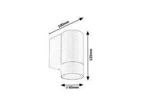 Nástěnné svítidlo Rabalux Phoenix 8118 - antracitové 

 obrázek produktu 2 z 3