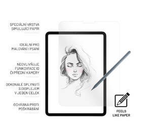 Tvrzené sklo FIXED PaperGlass na Apple iPad Pro 11" (2018/2020/2021/2022) 

 obrázek produktu 2 z 4