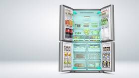 Americká lednice Hisense RQ5P470SMFE černá barva
