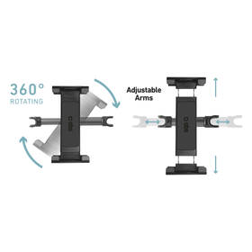 Držák do auta SBS Mount Pro, na opěrku hlavy, do 12,9" černý

 obrázek produktu 1 z 4