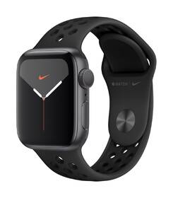 Chytré hodinky Apple GPS 40mm pouzdro z vesmírně šedého hliníku - antracitový/černý sportovní řemínek Nike SK 

 obrázek produktu 2 z 2