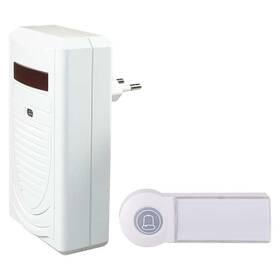 Zvonek bezdrátový EMOS 98080S, do zásuvky, 60m bílý

 obrázek produktu 1 z 6