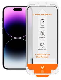 Tvrzené sklo RhinoTech 2.5D na Apple iPhone 15 Pro Max + samoaplikátor 

 obrázek produktu 2 z 4