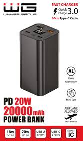 Powerbanka WG 20000 mAh černá

 obrázek produktu 6 z 6