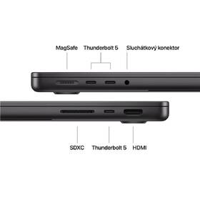 Notebook Apple 14" M5 Pro 15× CPU 16× GPU, 24 GB, 1 TB - vesmírně černý CZ 

 obrázek produktu 6 z 8