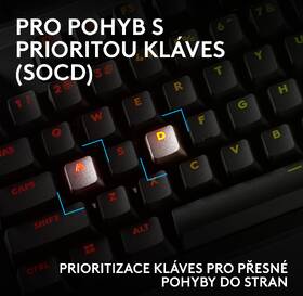 Klávesnice Logitech PRO X2 RAPID, US INT'L černá

 obrázek produktu 11 z 14