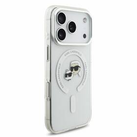 Kryt na mobil Karl Lagerfeld IML K&CH Heads Metal Frame MagSafe na Apple iPhone 18 Pro Max bílý

 obrázek produktu 4 z 6