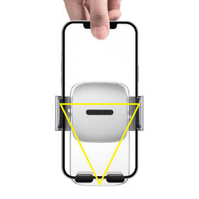 Držák na mobil Baseus Easy Control Clamp, do kulaté ventilační mřížky černý

 obrázek produktu 11 z 13