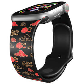 Řemínek Mi-Band na Apple Watch 42/44/45/49 mm - motiv Červené mraky, černý 

 obrázek produktu 2 z 3