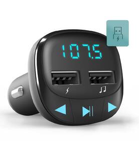 FM Transmitter Energy Sistem Car Transmitter FM černá barva
