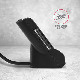 Čtečka eObčanek Axagon USB-A StandReader 4-slot + SD/microSD/SIM,1.3 m černá

 obrázek produktu 4 z 6