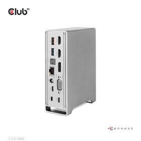 Dokovací stanice Club3D USB-C, Triple Display DP 1.4, PD Charging Dock 120 W šedá

 obrázek produktu 1 z 6
