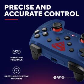 Gamepad Trust GXT 542SM Muta Superman, Bluetooth modrý

 obrázek produktu 6 z 9