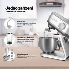 Kuchyňský robot Lauben Kitchen Machine 1300SG stříbrný

 obrázek produktu 15 z 15