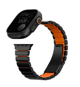 Řemínek Uniq Strova Flex na Apple Watch 49/46/45/44 mm černý/oranžový

 obrázek produktu 4 z 9