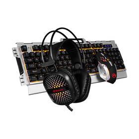 Klávesnice s myší Marvo CM303 + headset, CZ/SK stříbrná

 obrázek produktu 1 z 2