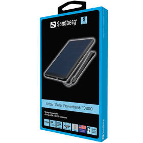 Powerbanka Sandberg Urban Solar 10 000mAh černá

 obrázek produktu 7 z 7