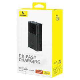 Powerbanka Baseus Star-Lord 10000mAh 30W 2xUSB/2xUSB-C černá barva
