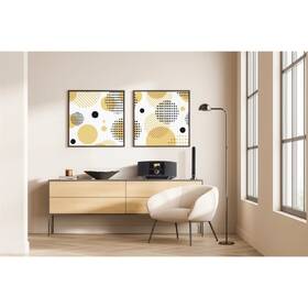 Anténa pokojová Hama DAB/FM černá barva
