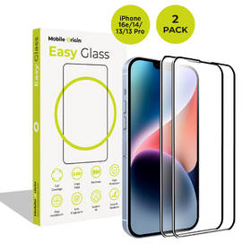 Tvrzené sklo Mobile Origin EasyGlass na Apple iPhone 16e/17e/14/13/13 Pro (2 ks) 

 obrázek produktu 8 z 8