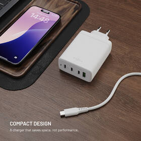 Nabíječka do sítě FIXED GaN, 3xUSB-C, 1xUSB-A, PD 3.0, 120W bílá

 obrázek produktu 6 z 11
