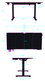 Herní stůl ULTRADESK LEVEL V2 WHITE, 140×68cm, 72-117cm, XXL mouse pad bílý

 obrázek produktu 13 z 14