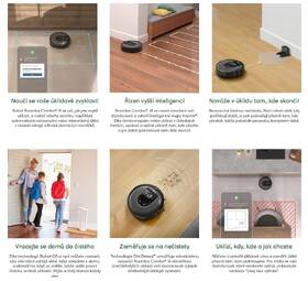 Robotický vysavač iRobot Combo i8 černá barva
