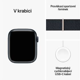 Chytré hodinky Apple GPS 45mm pouzdro z temně inkoustového hliníku - temně inkoustový provlékací sportovní řemínek 

 obrázek produktu 9 z 9