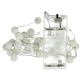 Vánoční osvětlení RETLUX RXL 489 Girlanda s perlami 20 LED, teplá bílá 

 obrázek produktu 1 z 5
