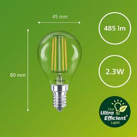 Žárovka LED Philips 40W, filament, E14, teplá bílá 

 obrázek produktu 3 z 3