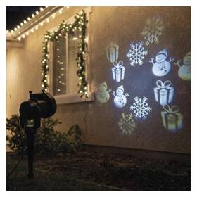 Dekorativní LED projektor EMOS XMAS, IP44 černý

 obrázek produktu 2 z 6