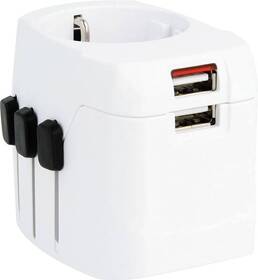 Cestovní adaptér SKROSS univerzální, 2x USB 

 obrázek produktu 2 z 8