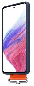 Kryt na mobil Samsung Silicone Cover s poutkem na Galaxy A53 5G modrý

 obrázek produktu 5 z 5