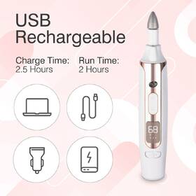 Elektrický pilník na nehty Rio NAPP bílý/rose gold

 obrázek produktu 12 z 22