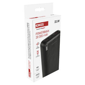 Powerbanka EMOS AlphaQ3, 22,5W, 20000 mAh černá

 obrázek produktu 13 z 14