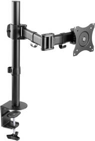 Držák STELL SOS 1010, single, na monitor, pro úhlopříčky 13" až 27", nosnost 8 kg černý

 obrázek produktu 2 z 11