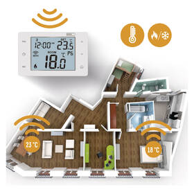 Termostat EMOS GoSmart digitální pokojový s Wi-Fi 

 obrázek produktu 9 z 14