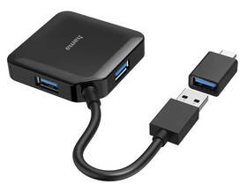 USB Hub Hama USB,USB-C/4x USB 3.2 Gen 1 černý

 obrázek produktu 1 z 3