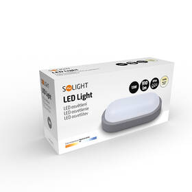 Stropní svítidlo Solight oválné, 13W, 910lm, 4000K, IP54 šedé

 obrázek produktu 10 z 10